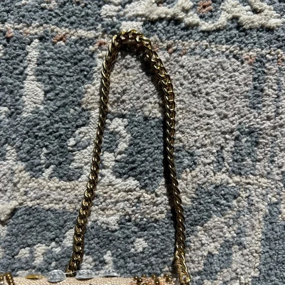 Lulu's Beaded Clutch - Brown and Gold - Picture 9 of 9